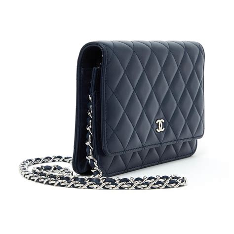 chanel wallet on chain blue|chanel timeless wallet on chain.